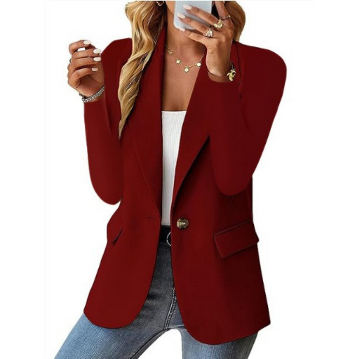 Amelia - Stylish Single-Button Blazer