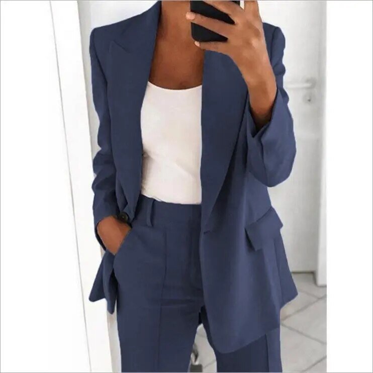 Anna - Elegant Blazer and Trousers Set
