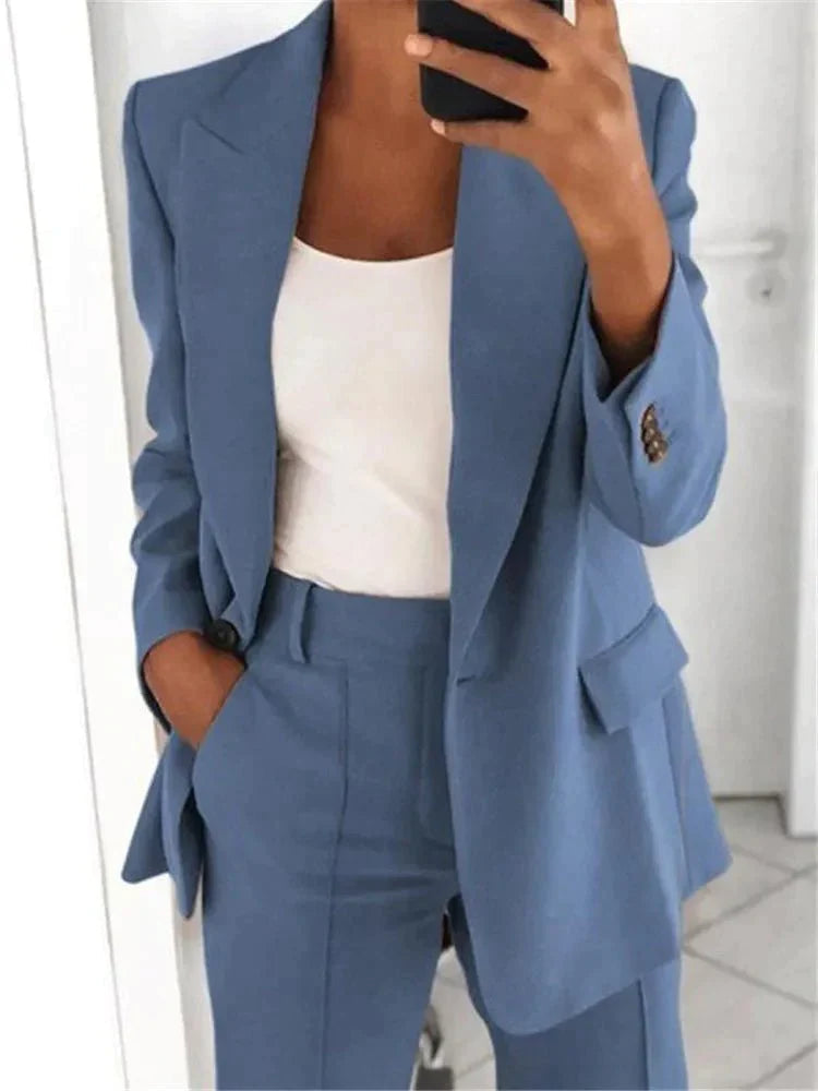 Anna - Elegant Blazer and Trousers Set