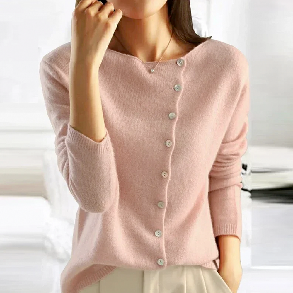 Ella - Button-Down Knitted Sweater