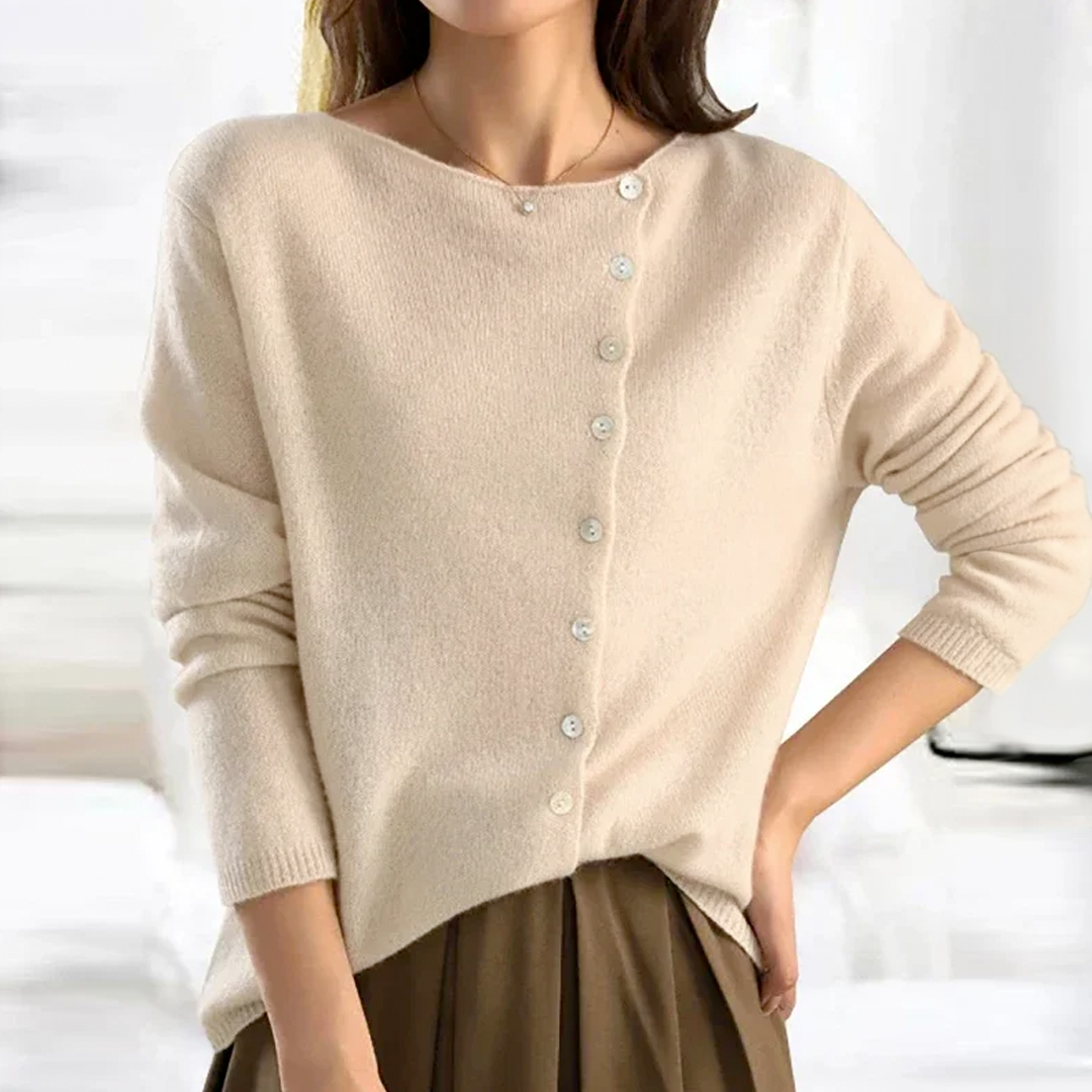 Ella - Button-Down Knitted Sweater