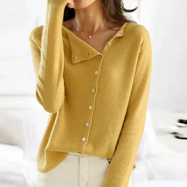 Ella - Button-Down Knitted Sweater