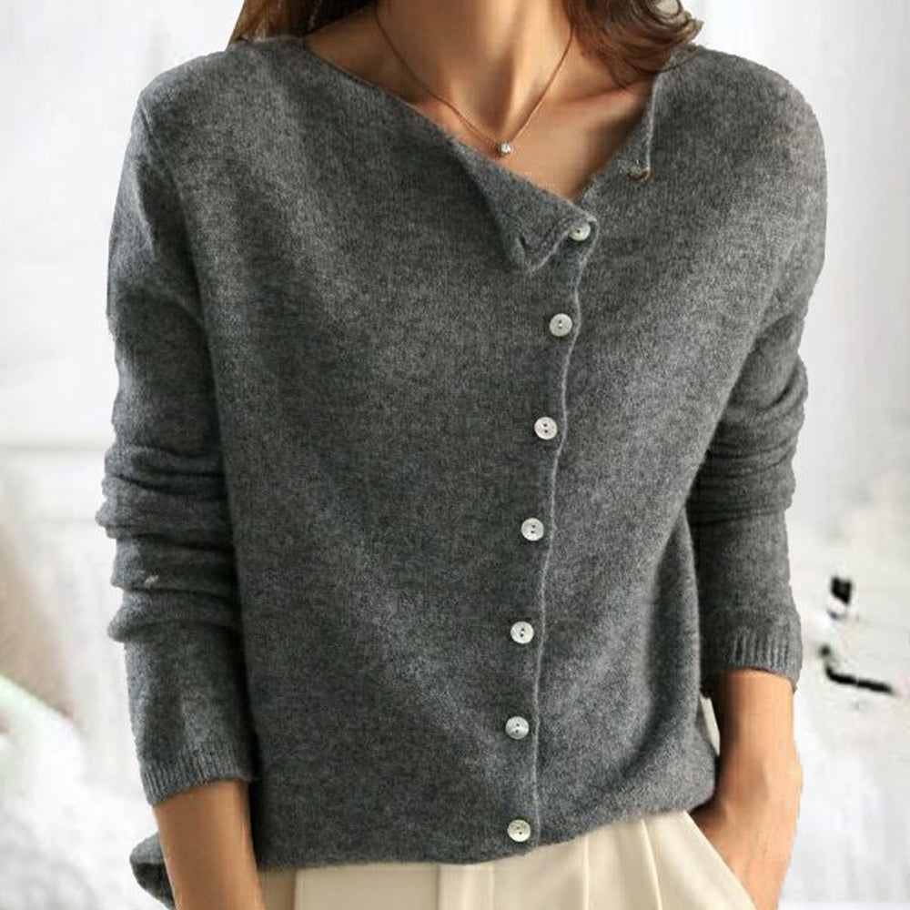 Ella - Button-Down Knitted Sweater