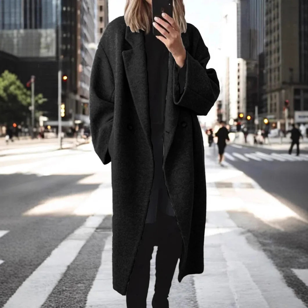 Camilla - Oversized Wool-Blend Coat