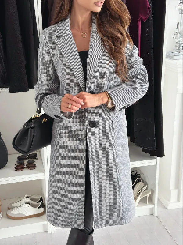 Angela - Tailored Longline Coat