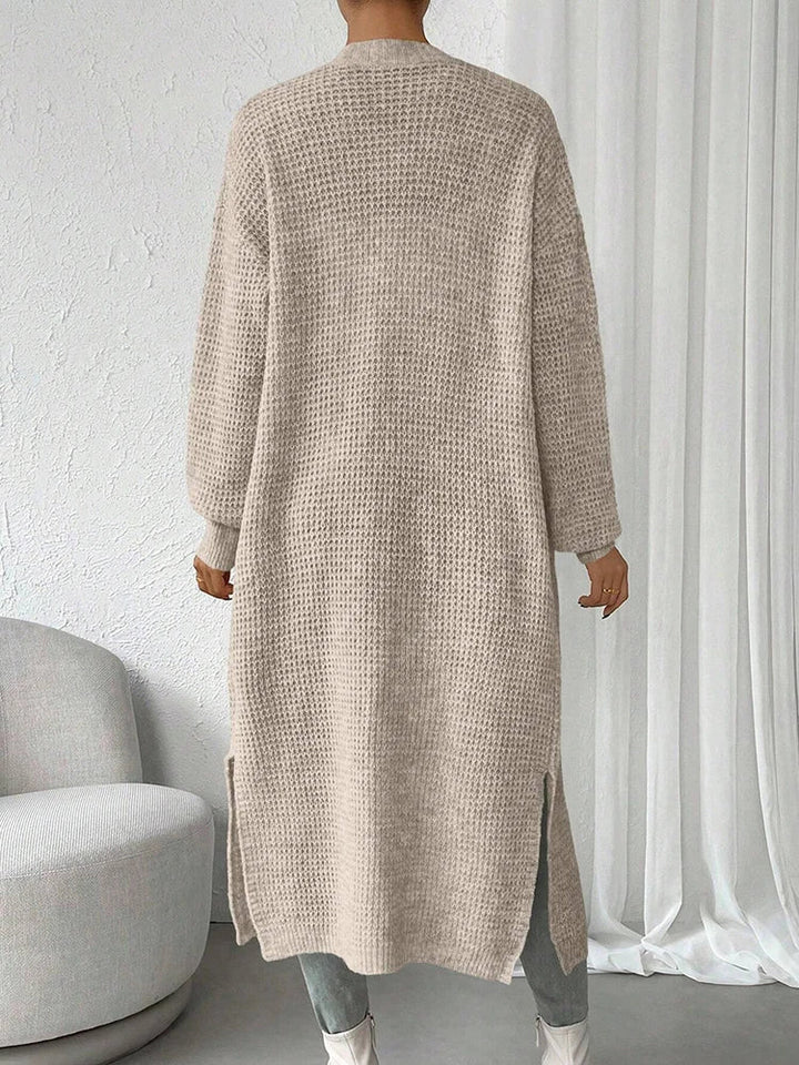 Erin - Long Open-Front Knit Cardigan