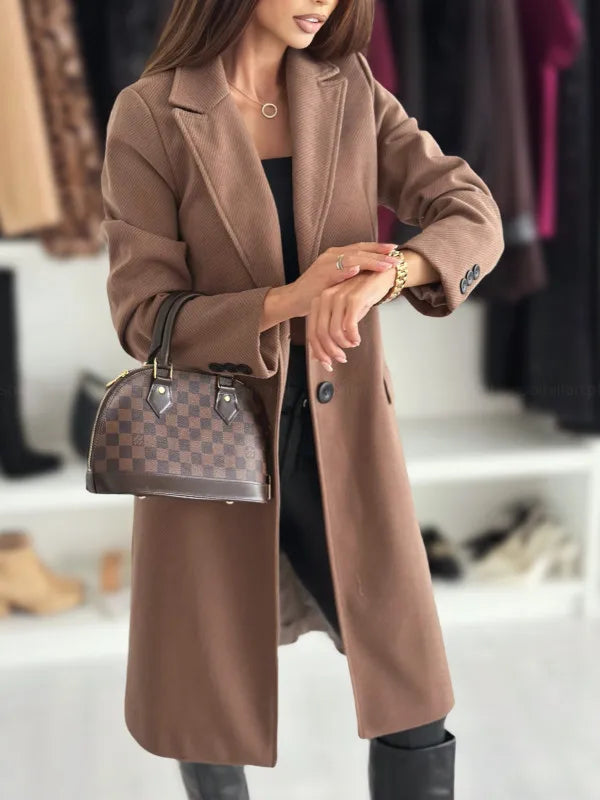 Angela - Tailored Longline Coat