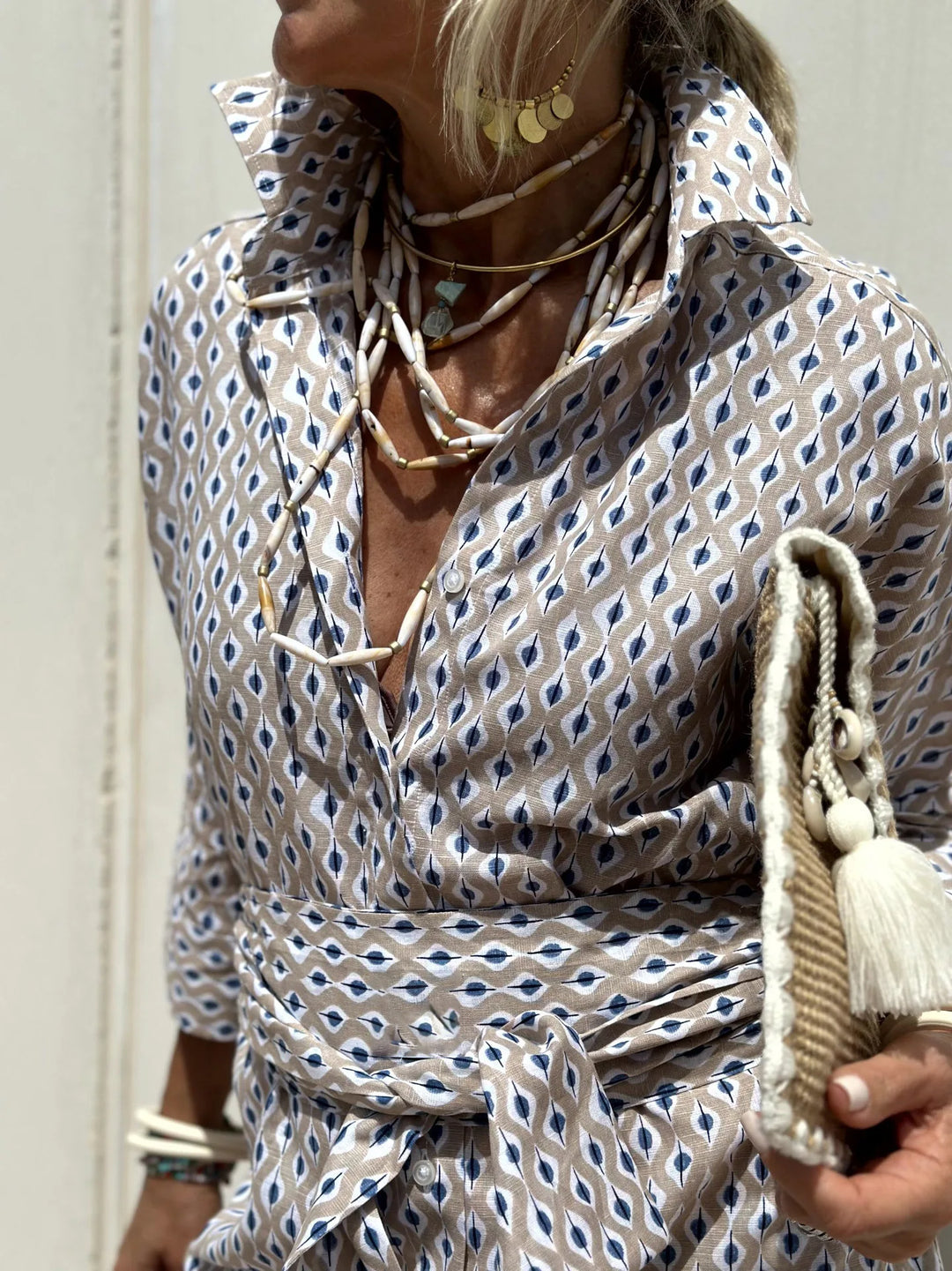 Sophie - Relaxed Fit Striped Shirt Dress