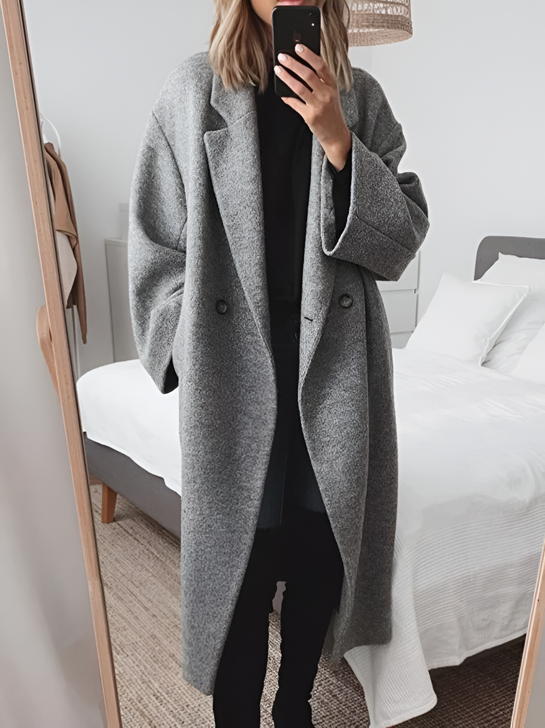 Camilla - Oversized Wool-Blend Coat