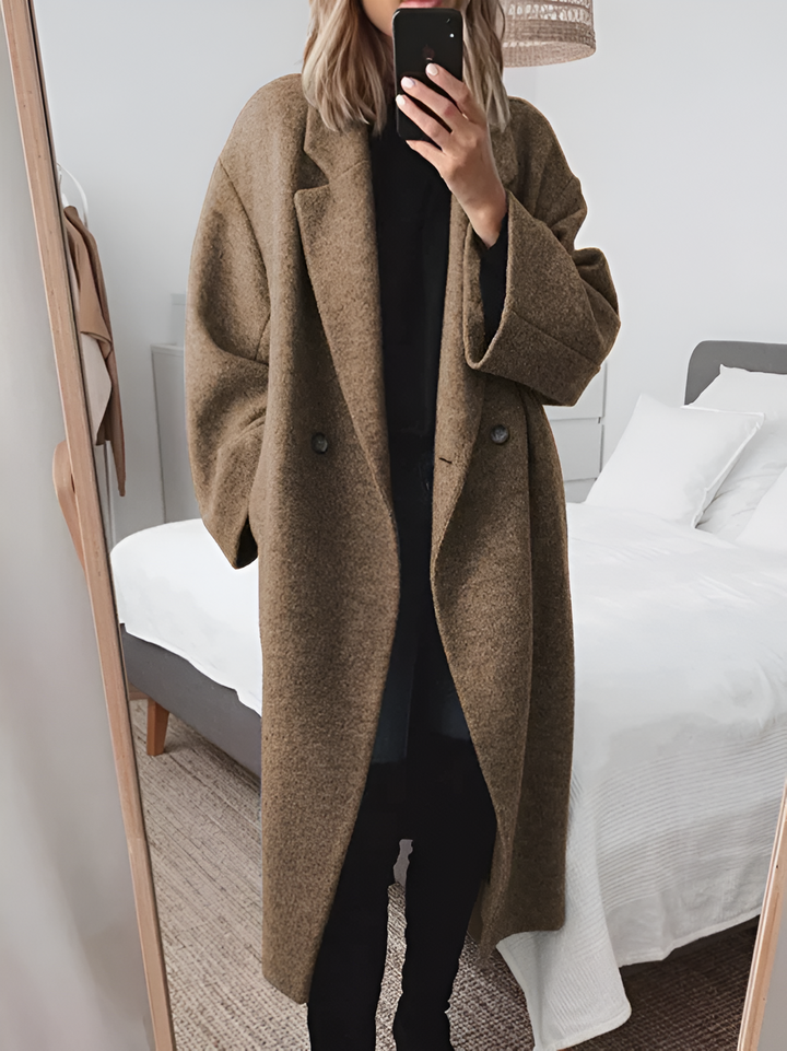 Camilla - Oversized Wool-Blend Coat